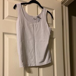 Chico's Classic Light Gray Scoop Tank